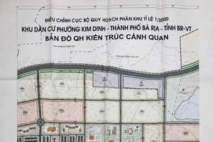 Đang xem xét quy hoạch 1/500 khu nhà ở thương mại Kim Dinh 