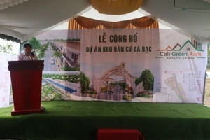 Tổ chức lễ công bố dự án Khu dân cư Đá Bạc, Châu Đức 