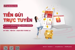 Agribank E-Mobile Banking ra mắt 'Tiền gửi trực tuyến' 