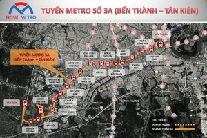 Tuyến Metro 3A thay đổi trung tâm hành chính Tây Sài Gòn