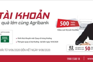 Mở tài khoản - Nhận quà lớn cùng Agribank