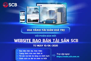 SCB ra mắt phiên bản mới website rao bán tài sản