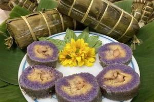 Bánh tét tro ăn một lần nhớ mãi