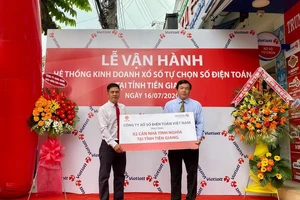 Vietlott triển khai kinh doanh tại Tiền Giang