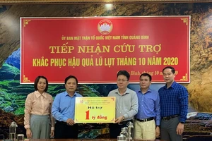 TKV hỗ trợ đồng bào miền Trung bị lũ lụt 6 tỉ đồng