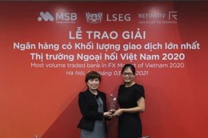 MSB: khối lượng giao dịch ngoại hối lớn nhất Việt Nam