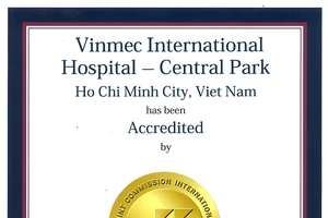 Bệnh viện Vinmec Central Park nhận chứng chỉ Quốc tế JCI lần 2