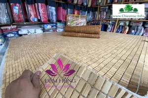 Đệm Hồng: chiếu trúc Việt Nam cao cấp