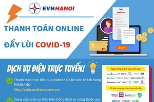 EVNHANOI khuyến khích thanh toán tiền điện trực tuyến