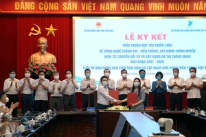 Tập đoàn VNPT ký thỏa thuận với tỉnh Thái Bình về chuyển đổi số