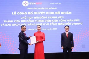 EVN trao quyết định bổ nhiệm Chủ tịch và Tổng giám đốc EVNNPC