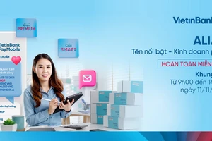 11-11 VietinBank miễn phí đặt Alias cho chủ shop