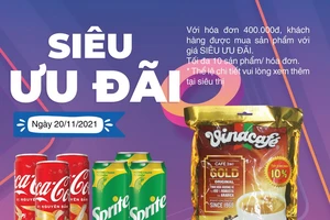 Co.opmart, Co.opXtra rầm rộ giảm giá hóa mỹ phẩm mừng 20-11