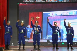 Người lao động TKV tham gia Hội thi Kỹ năng nghề Quốc gia lần thứ 12