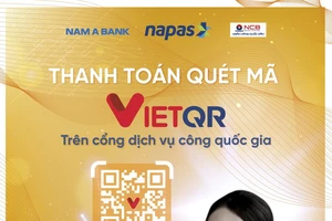 Nam A Bank có dịch vụ thanh toán VietQR trên Cổng dịch vụ công Quốc gia 