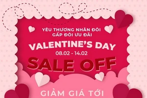Quà Valentine từ Vua Hàng Hiệu: Sale tới 70%, tặng voucher 100K ​
