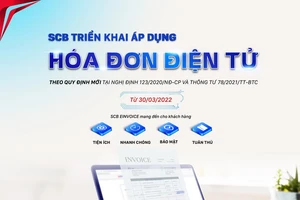 SCB chuyển đổi áp dụng hóa đơn điện tử theo Nghị định 123/2020/NĐ-CP