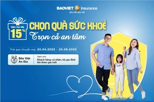 Bảo hiểm Bảo Việt giảm 15% phí bảo hiểm sức khỏe Bảo Việt An Gia