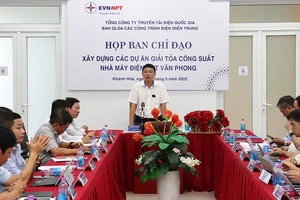 Tăng tốc tiến độ cụm dự án giải tỏa công suất nhiệt điện BOT Vân Phong 1