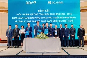 BIDV và Tập đoàn Xây dựng Hòa Bình ký kết hợp tác toàn diện