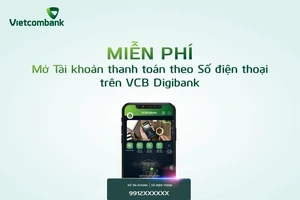 Miễn phí mở tài khoản thanh toán theo số điện thoại trên VCB Digibank