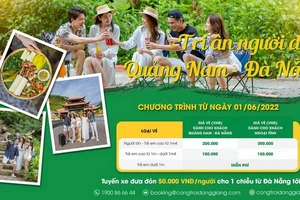 Khu du lịch sinh thái Cổng Trời Đông Giang: Giảm giá vé cho người dân Quảng Nam - Đà Nẵng