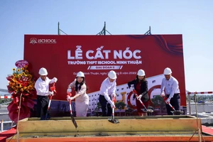 Trường Hội nhập Quốc tế iSchool Ninh Thuận cất nóc