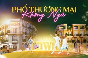 Phố thương mại không ngủ đầu tiên tại Long An