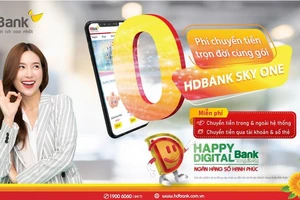 HDBank miễn 100% phí giao dịch online e-SkyOne trọn đời 
