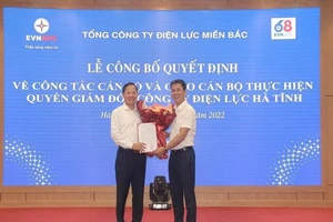 Giám đốc Điện lực Hà Tĩnh được điều động về EVNNPC 