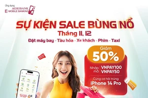 Agribank E-Mobile Banking ưu đãi cuối năm và cơ hội nhận iPhone 14 Pro