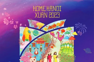Đường hoa Home Hanoi Xuan 2023 – Vũ trụ tết diệu kỳ