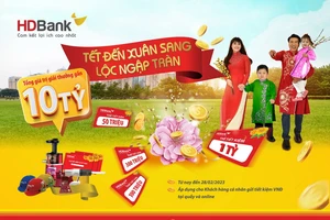 Khai xuân Quý Mão, HDBank ‘thưởng to’ cho khách hàng gửi tiết kiệm