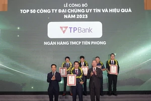 TPBank đứng thứ 4 trong Top các ngân hàng tư nhân uy tín nhất Việt Nam 