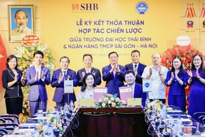 SHB hợp tác chiến lược với Đại học Thái Bình về đào tạo nhân lực chất lượng cao