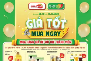 ‘Giá tốt mua ngay’ tại hệ thống bán lẻ SATRA