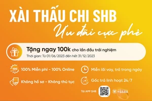 Xài thấu chi SHB – ưu đãi cực phê