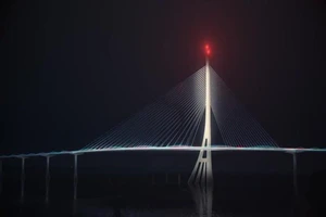 Chính thức công bố hình hài cầu dây văng Cần Giờ 5.300 tỉ 