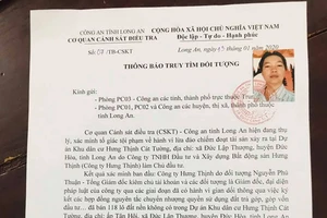 Công an truy tìm 4 lãnh đạo một công ty bất động sản