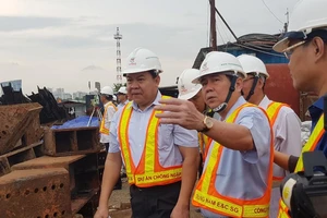 Chuẩn bị hoàn thành công trình chống ngập 10.000 tỉ 