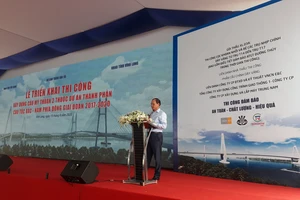 Khởi công xây dựng phần cầu chính dự án cầu Mỹ Thuận 2