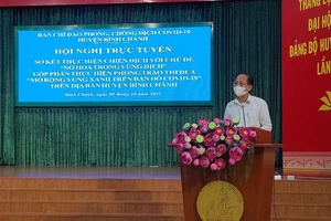 Đề nghị công nhận huyện Bình Chánh đạt 6/6 tiêu chí kiểm soát dịch COVID-19