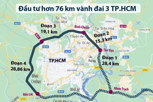 Chi tiết tiền đầu tư hơn 1.000 tỉ đồng 1 km vành đai 3