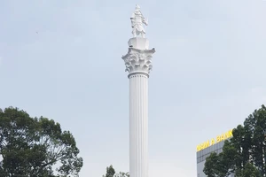 Tượng đài An Dương Vương ở TP.HCM sau khi được tu sửa, phục dựng 