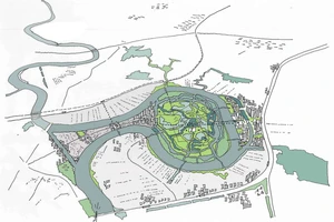 Hình hài bán đảo Thanh Đa nếu thành công viên sinh thái