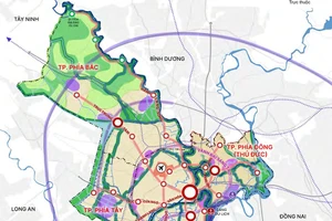 Đề xuất thành lập 3 thành phố Tây, Nam, Bắc thuộc TP.HCM sau năm 2030