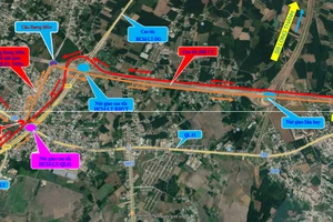 Lộ trình di chuyển vào cao tốc Biên Hòa - Vũng Tàu từ chiều nay