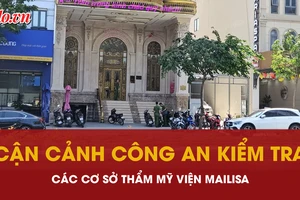 thẩm mỹ viện, kiểm tra, phong tỏa