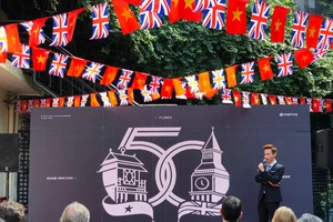 Biểu tượng Khuê Văn Các được chọn vào logo 50 năm quan hệ Vương quốc Anh – Việt Nam