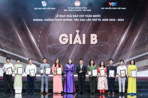 Báo Pháp Luật TP.HCM đoạt giải B - Giải báo chí về phòng, chống tham nhũng, tiêu cực 